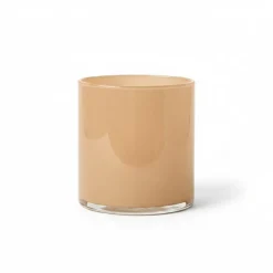 Kaarsen & Kandelaars< Sfeerlicht Astra Beige - 15 cm hoog