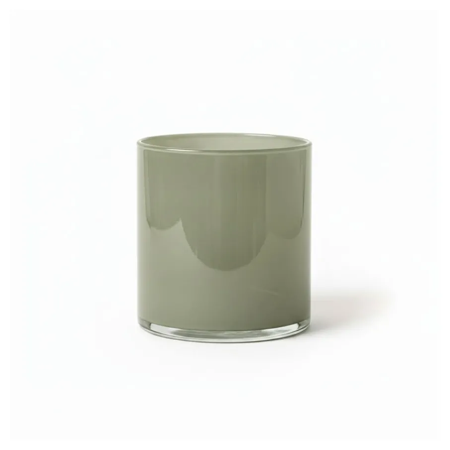 Kaarsen & Kandelaars< Sfeerlicht Astra Groen - 12 cm hoog