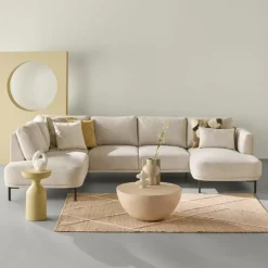 Sierkussens|Bankaccessoires< Sierkussen Andelst Beige - 45x45 cm