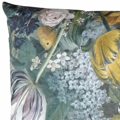 Sierkussens< Sierkussen  Bloemenprint Groen - 60x60 cm
