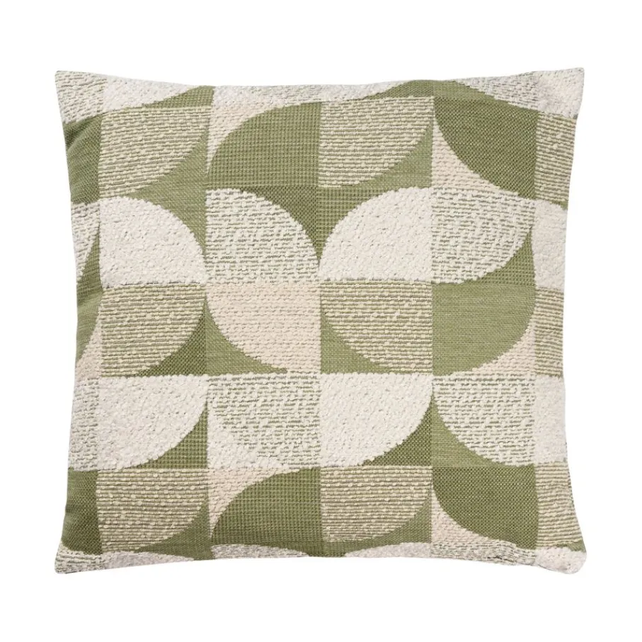 Sierkussens< Sierkussen Lora Groen - 45x45 cm