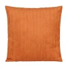 Sierkussens< Sierkussen Ribbels Oranje - 45x45 cm