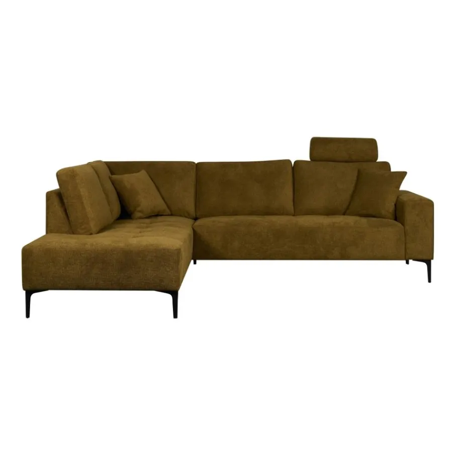 Sierkussens|Bankaccessoires< Sierkussen Stegen Mosterdgeel - 45x45 cm