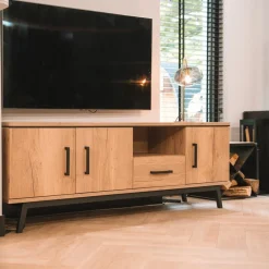 Tv-Meubels< TV-meubel Batenburg Naturel - 180x65x45 cm