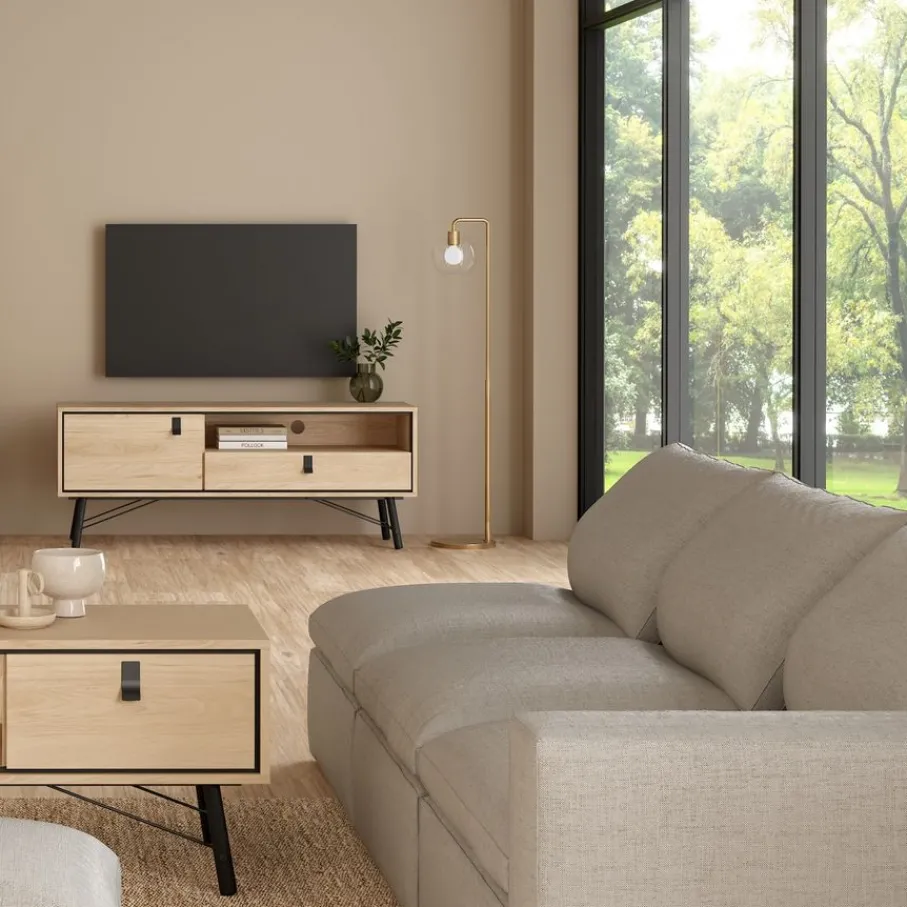 Tv-Meubels< TV-meubel Denver Eiken - 150x60x40 cm