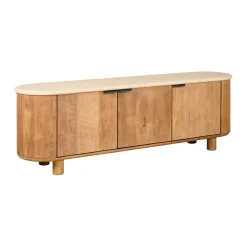 Tv-Meubels< TV-meubel Doble Naturel - 170x55x40 cm