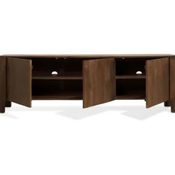 Tv-Meubels< TV-Meubel Liam Bruin / Marmer - 175x55x40 cm