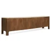 Tv-Meubels< TV-Meubel Liam Bruin / Marmer - 210x55x40 cm
