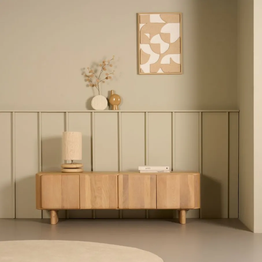 Tv-Meubels< TV-meubel Morez Naturel - 180x55x45 cm