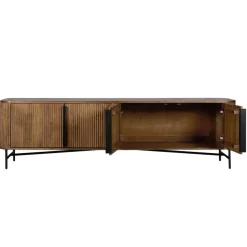 Tv-Meubels< TV-meubel Rego Bruin - 177x50x40 cm