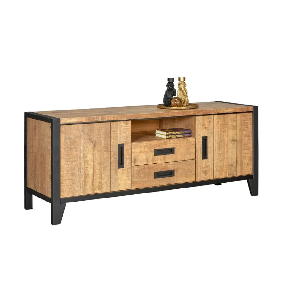 Tv-Meubels< TV-meubel Tilburg Naturel - 161x65x45 cm