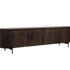 Tv-Meubels< TV-meubel Viktor Donkerbruin - 210x56x43 cm