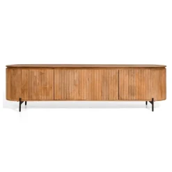 Tv-Meubels< TV-meubel Viktor Lichtbruin - 210x56x43 cm