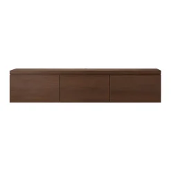 Tv-Meubels< TV-meubel Vista Donkerbruin - 181x38x40 cm