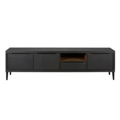 Tv-Meubels< TV-meubel Zwanenburg Zwart - 192x52x48 cm
