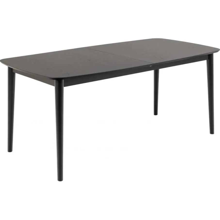Eettafels< Uitschuifbare Eettafel Saga Zwart - 180/219x90 cm