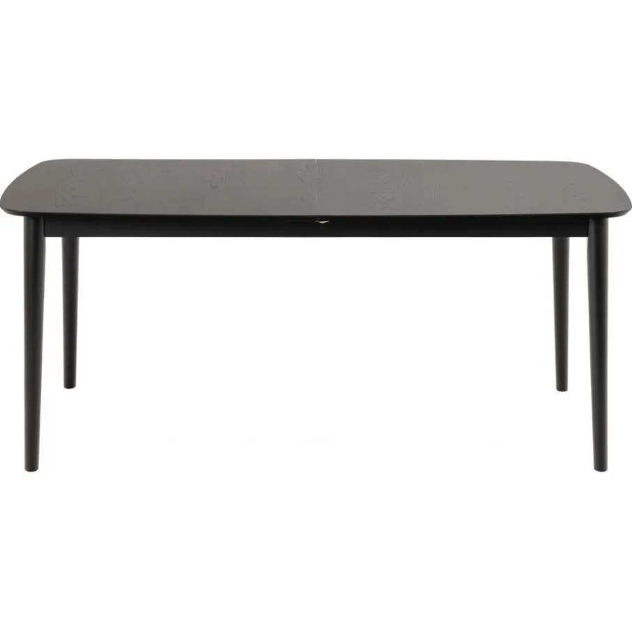 Eettafels< Uitschuifbare Eettafel Saga Zwart - 180/219x90 cm