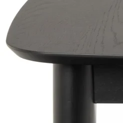 Eettafels< Uitschuifbare Eettafel Saga Zwart - 180/219x90 cm