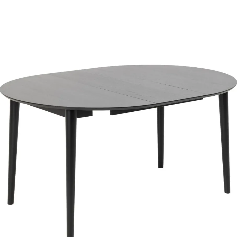 Eettafels< Uitschuifbare Eettafel Saga Zwart - 115/154x115 cm