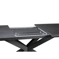 Eettafels< Uitschuifbare Eettafel Zwanenburg Zwart - 220/280x100