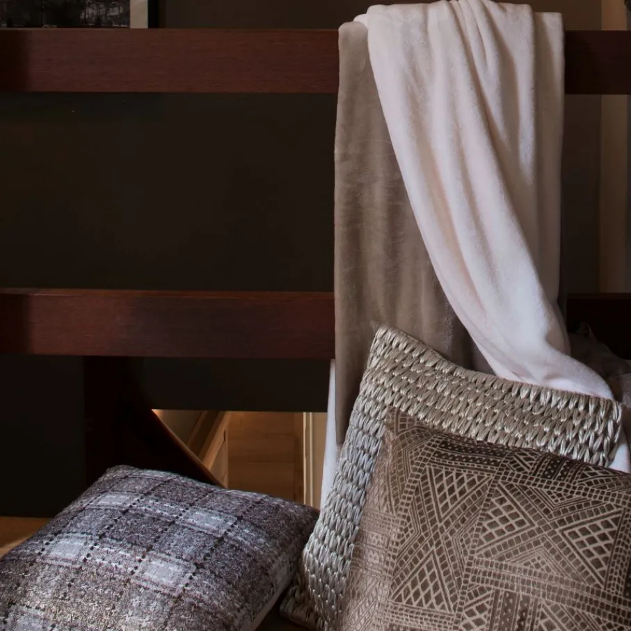 Plaids<Unique Living Plaid Justin Taupe - 150x200 cm