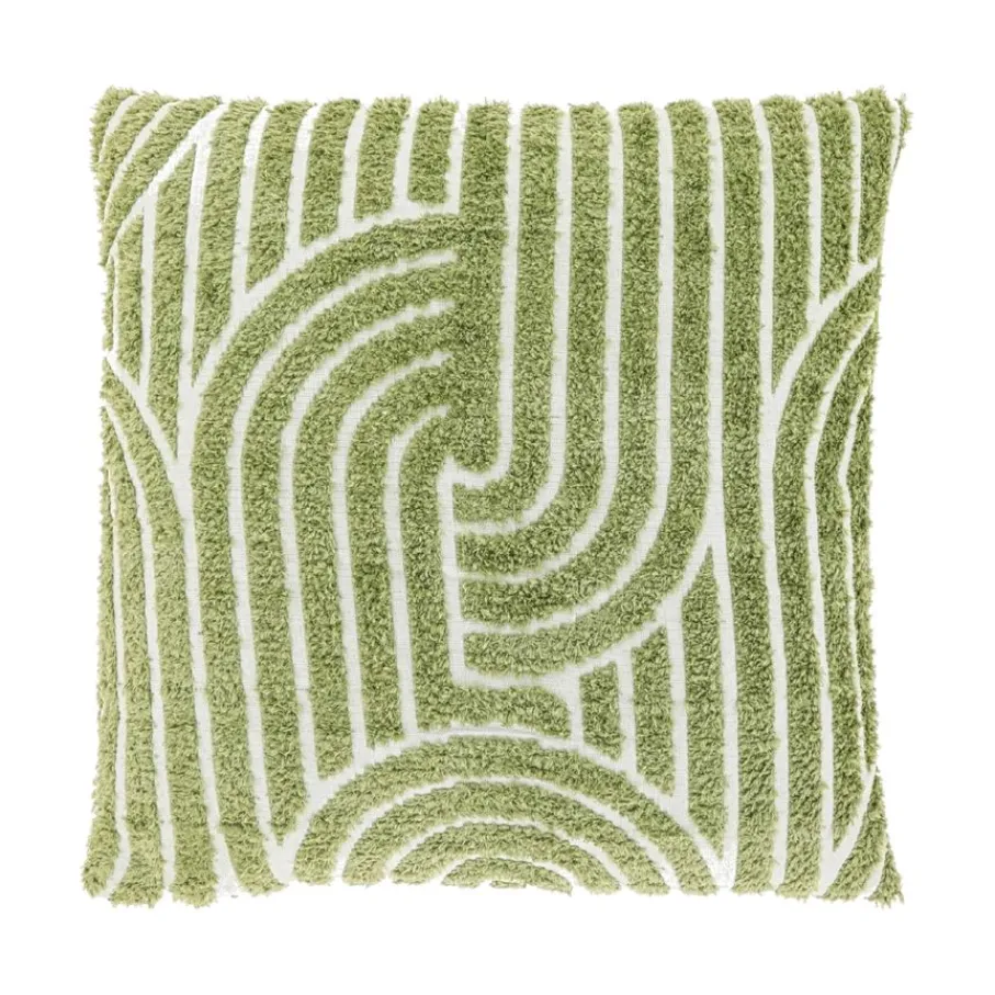 Sierkussens<Unique Living Sierkussen Ziza Groen - 45x45 cm