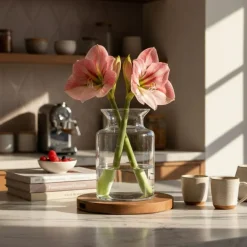 Vazen & Potten< Vaas Brenda Helder - 20 cm hoog