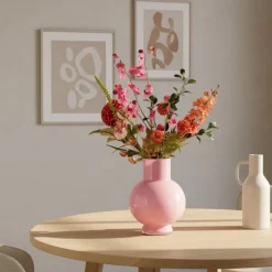 Vazen & Potten< Vaas Deborah Roze - 39 cm hoog