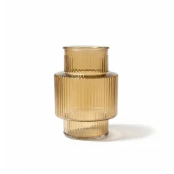 Vazen & Potten< Vaas Lyon Amber - 18 cm hoog