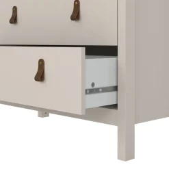 Opbergkasten< Vitrinekast Dallas Taupe - 79x199x33 cm