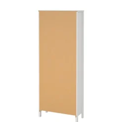 Opbergkasten< Vitrinekast Dallas Wit - 79x199x33 cm