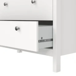 Opbergkasten< Vitrinekast Dallas Wit - 79x199x33 cm