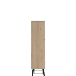 Vitrinekasten< Vitrinekast Denver Eiken - 102x162x40 cm