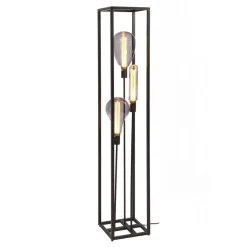 Vloerlampen< Vloerlamp Gable Zwart - 3 x E27 - 160 cm hoog