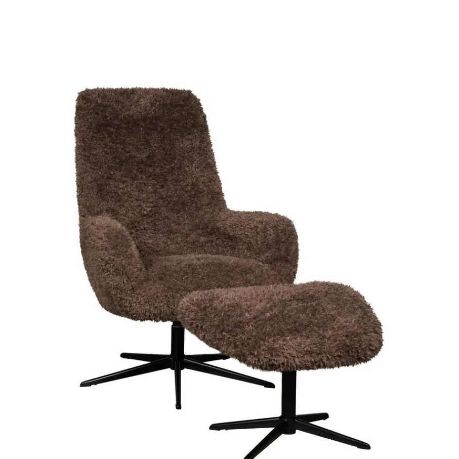 Voetenbanken|Fauteuils< Voetenbank Cardigan Bruin