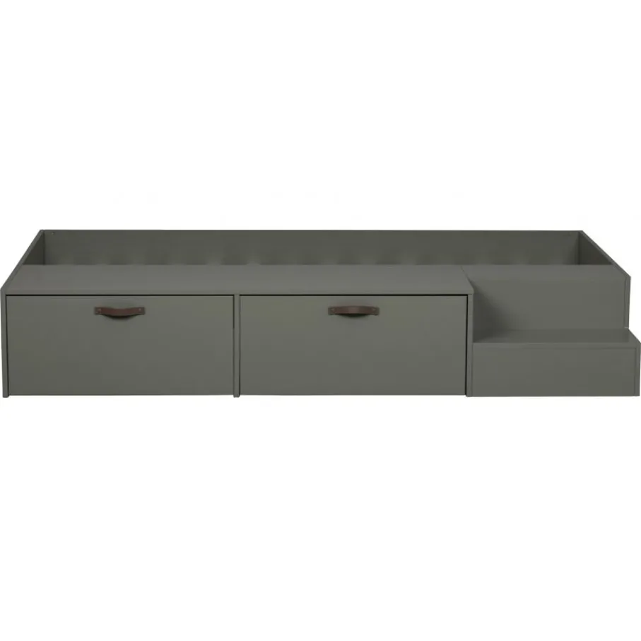 Eenpersoonsbedden<VTwonen Bed Stage Groen - 80x200 cm