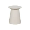 Bijzettafels<VTwonen Bijzettafel Button Wit - Ø 35 cm