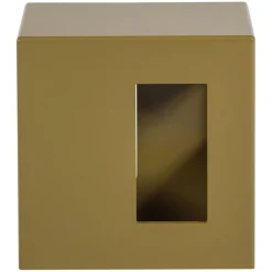 Bijzettafels<VTwonen Bijzettafel Modern Honinggeel - 40x40 cm