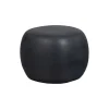 Salontafels|Bijzettafels<VTwonen Bijzettafel Pebble Antraciet - 50x50 cm