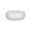 Salontafels|Bijzettafels<VTwonen Bijzettafel Pebble Wit - 65x49 cm