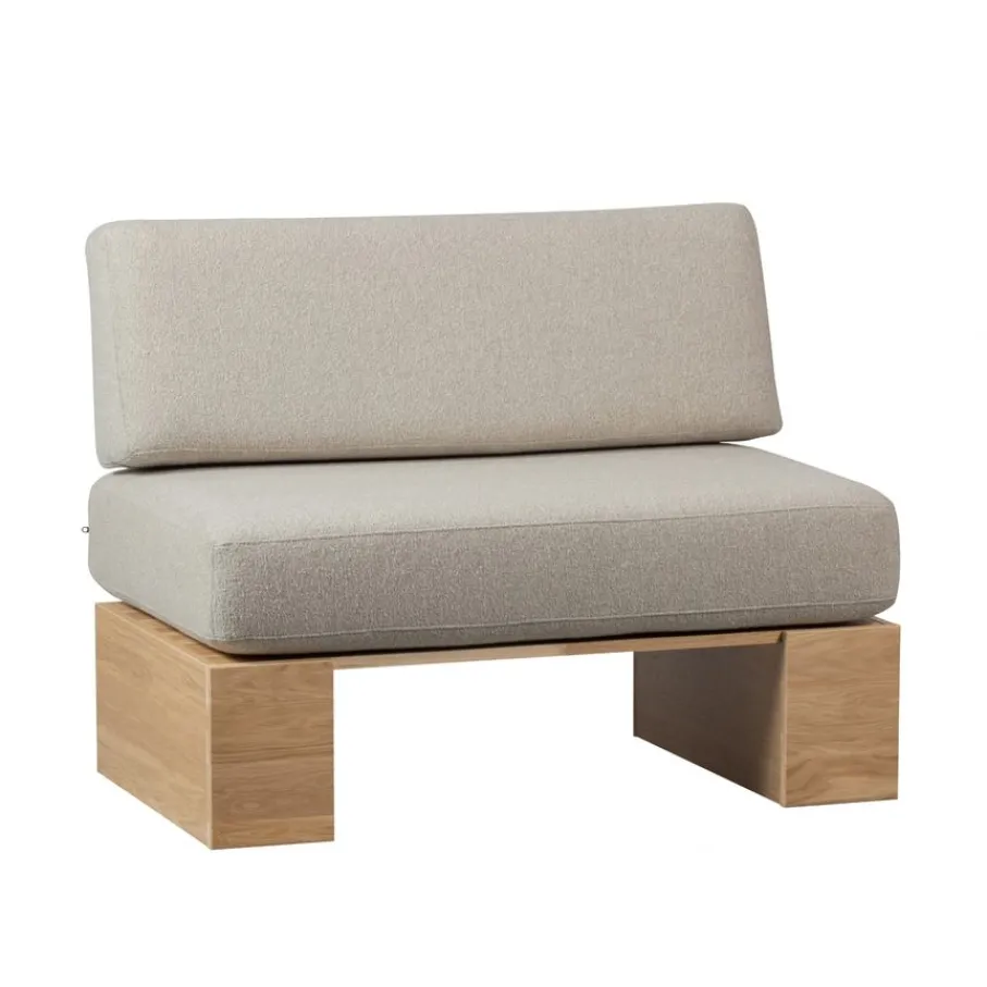Eetkamerbanken<VTwonen Eetkamerbank Eat Up Beige - 110 cm