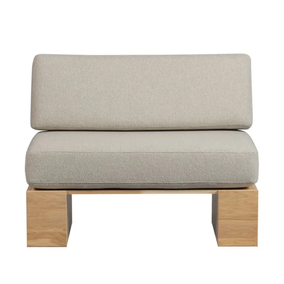 Eetkamerbanken<VTwonen Eetkamerbank Eat Up Beige - 110 cm