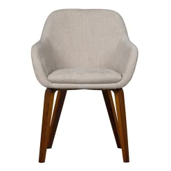 Eetkamerstoelen<VTwonen Eetkamerstoel Base Naturel