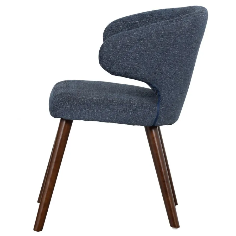 Eetkamerstoelen<VTwonen Eetkamerstoel Cape Blauw