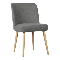 Eetkamerstoelen<VTwonen Eetkamerstoel Force Grijs