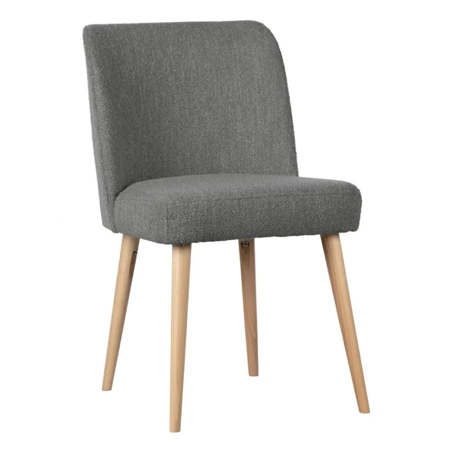Eetkamerstoelen<VTwonen Eetkamerstoel Force Grijs