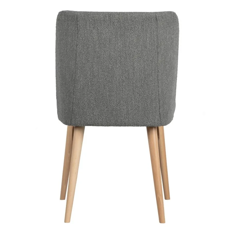 Eetkamerstoelen<VTwonen Eetkamerstoel Force Grijs