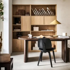 Eettafels<VTwonen Eettafel Ellips Bruin - 180x90 cm