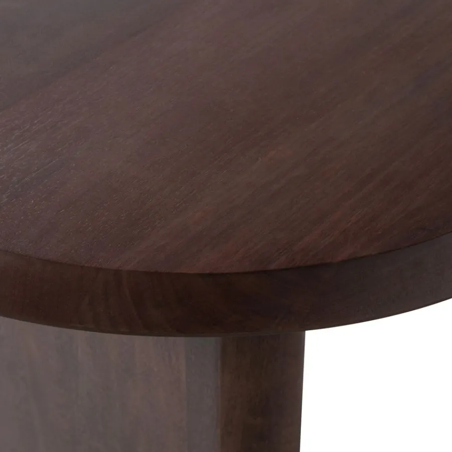 Eettafels<VTwonen Eettafel Ellips Bruin - 240x90 cm