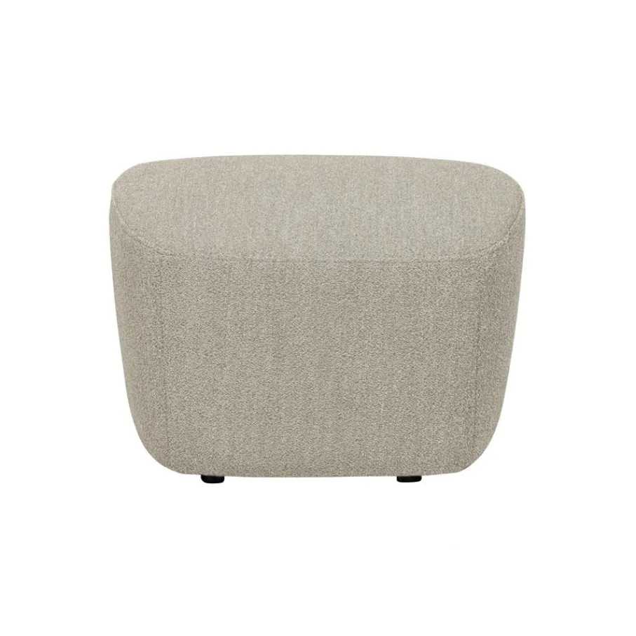 Voetenbanken|Fauteuils<VTwonen Hocker Lofty Beige